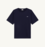 CAMISETA DE ALGODÓN CON LOGO BORDADO AZUL
